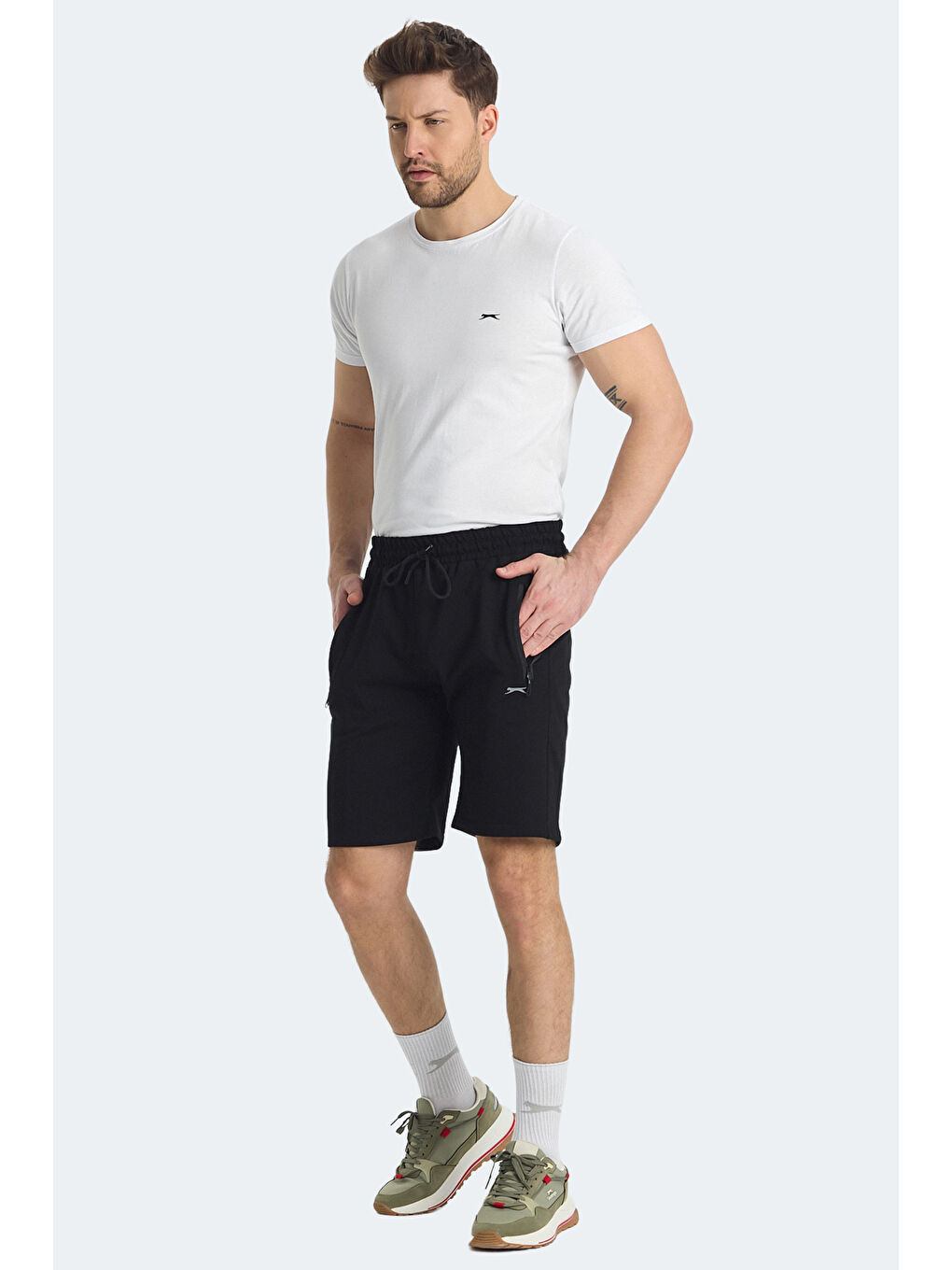 OVER 2 li Set Erkek Siyah - Gri Şort-6