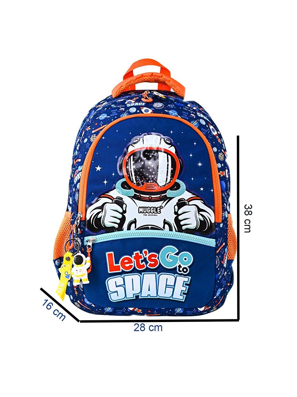 3 Bölmeli Astro Okul Sırt Çantası (MU-5868)-1