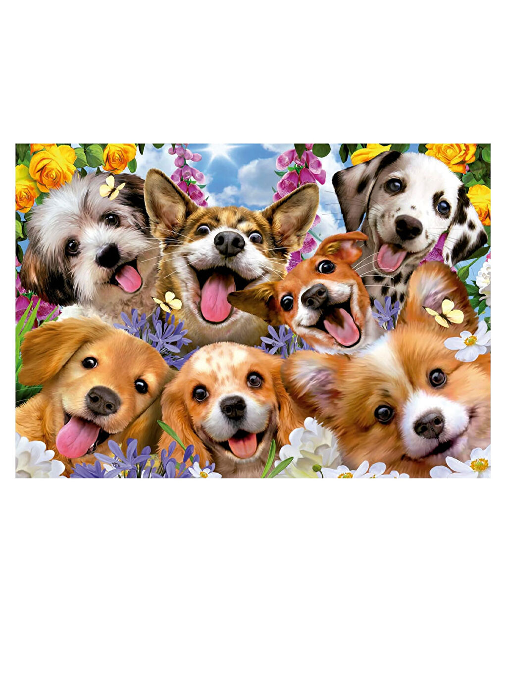 Puzzle 1000 Parça Yavru Köpek Selfiesi 19931-1