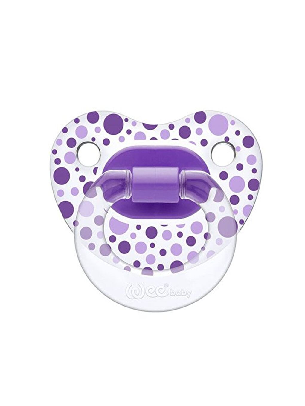 Şeffaf Desenli Damaklı Emzik No:3 - MOR