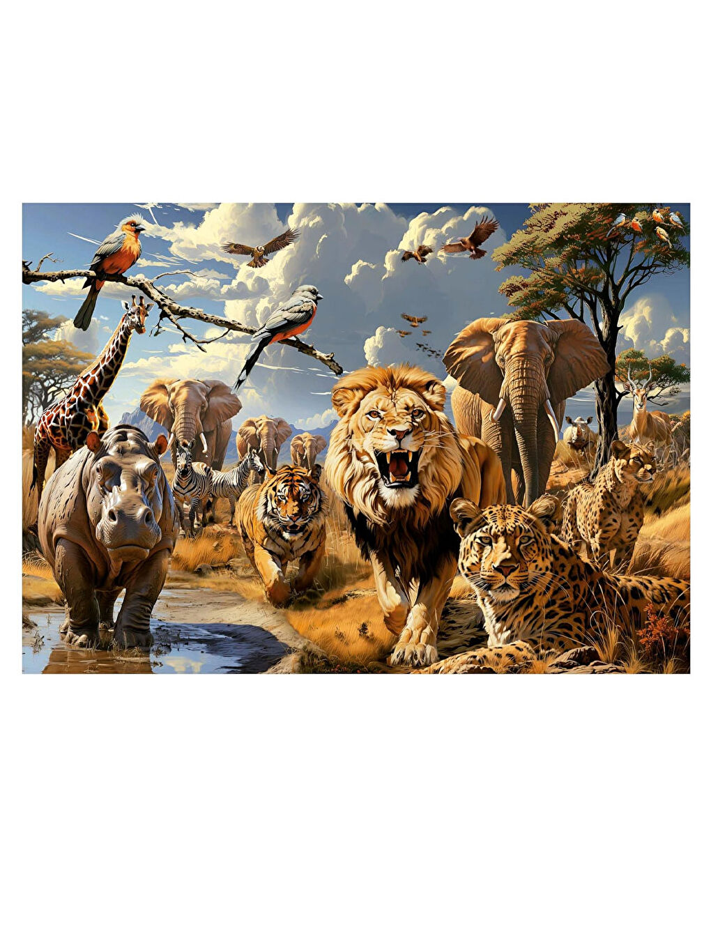 Puzzle 1000 Parça Vahşi Hayvanlar 19920-1