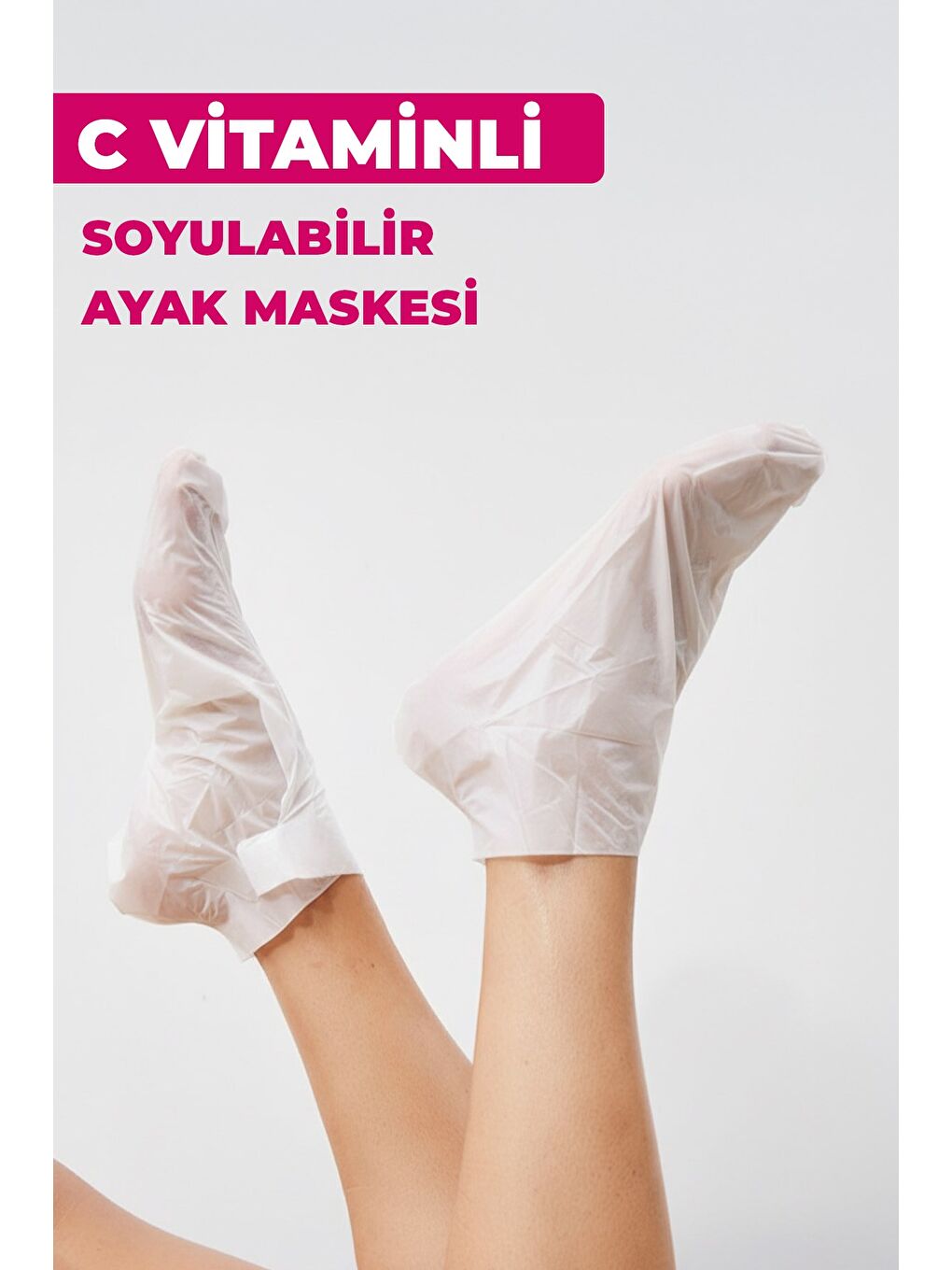 C Vitaminli Peeling Etkili Soyulabilen Çorap Tipi Ayak Maskesi 30 ml-4
