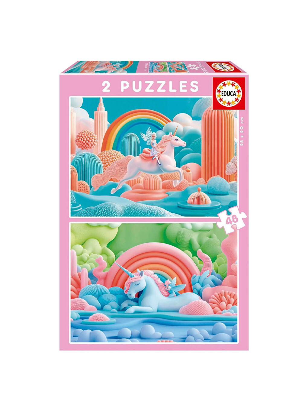 Çocuk Puzzle 2x48 Parça Büyülü 20223