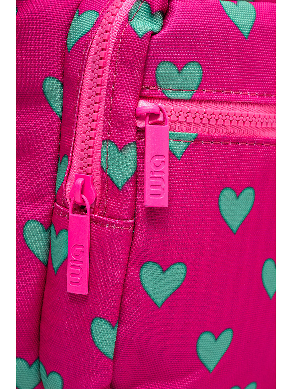 Kids Kalp Desenli 4 Bölmeli İlkokul Çantası-3