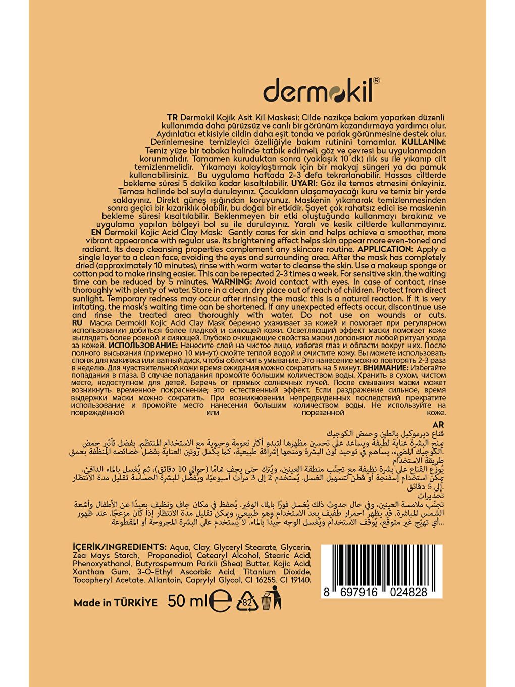 Leke Karşıtı Kojik Asit Kil Maskesi 30 ml-4