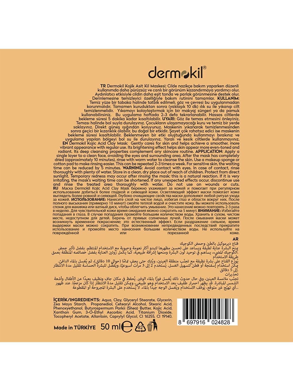 Leke Karşıtı Kojik Asit Kil Maskesi 30 ml-6