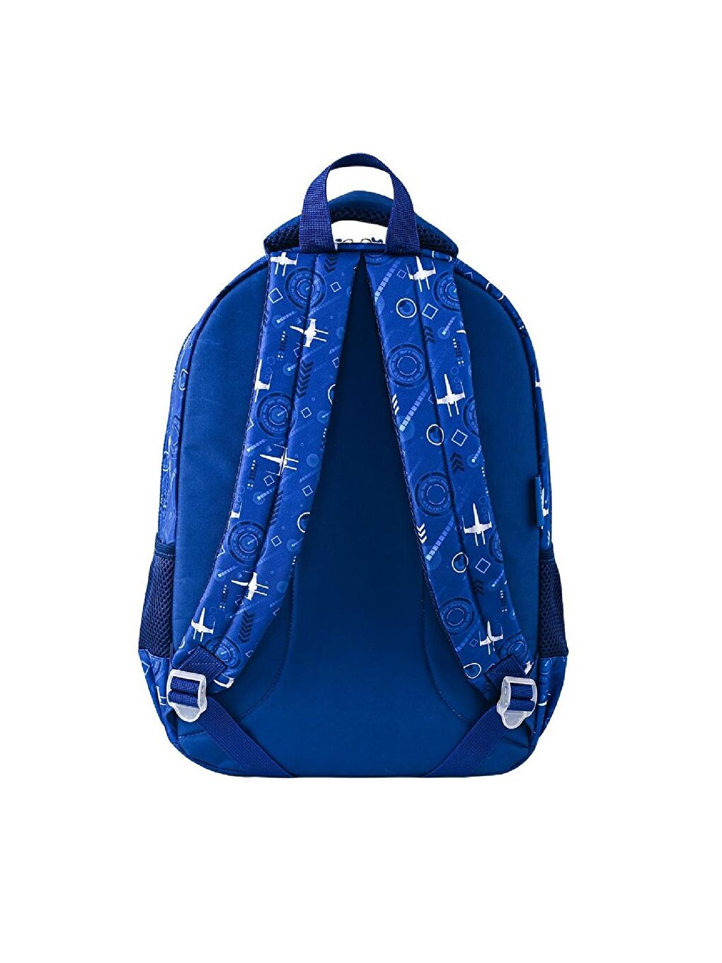 3 Bölmeli Robot Okul Sırt Çantası Lacivert (MU-5904)-3