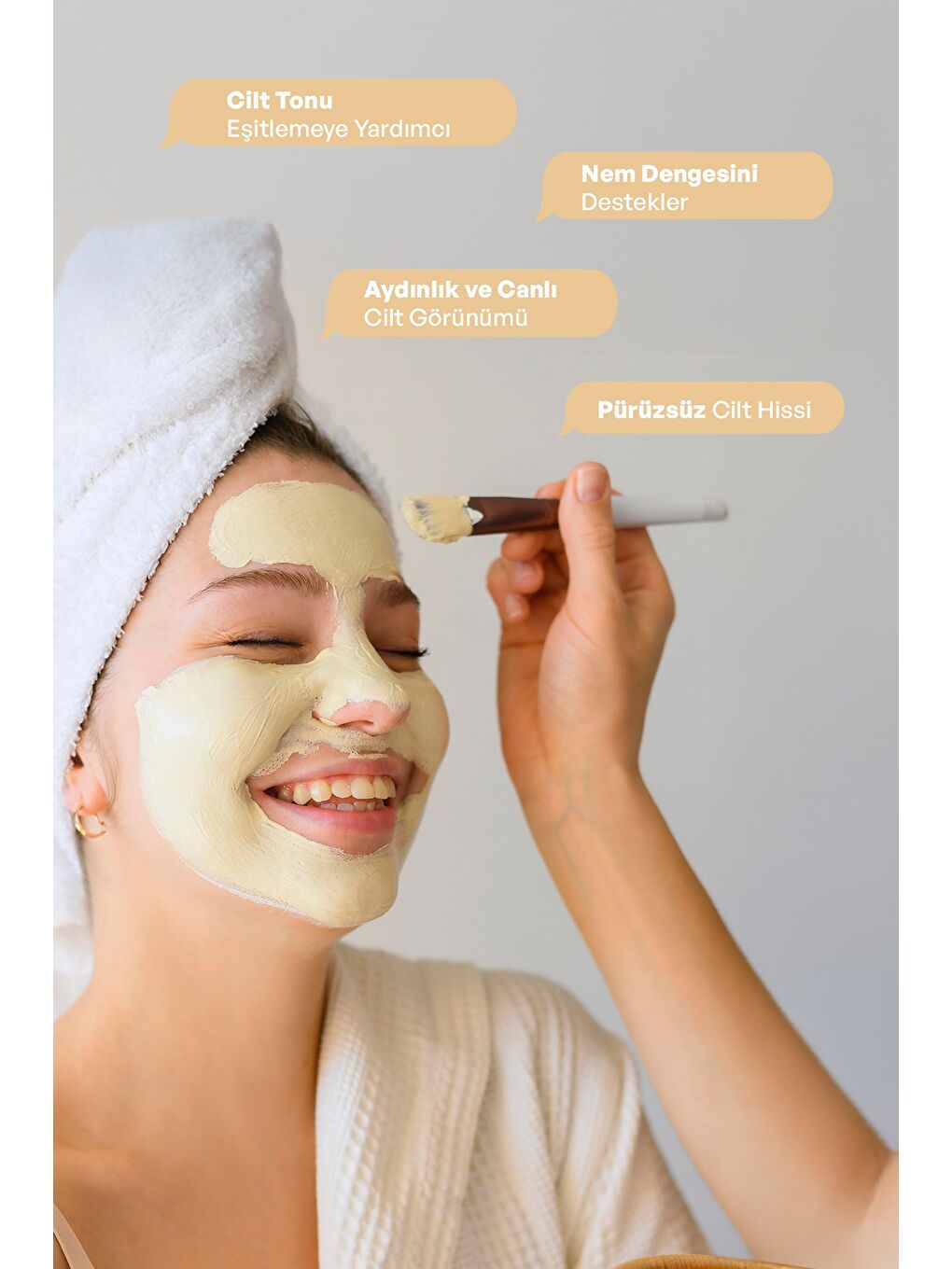 Beyazlatıcı Etkili Pirinç Özü Kil Maske 30 ml-2