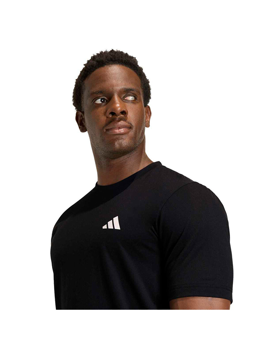 Workout Essentials Feelready Erkek Siyah Yuvarlak Yaka Tişört-1