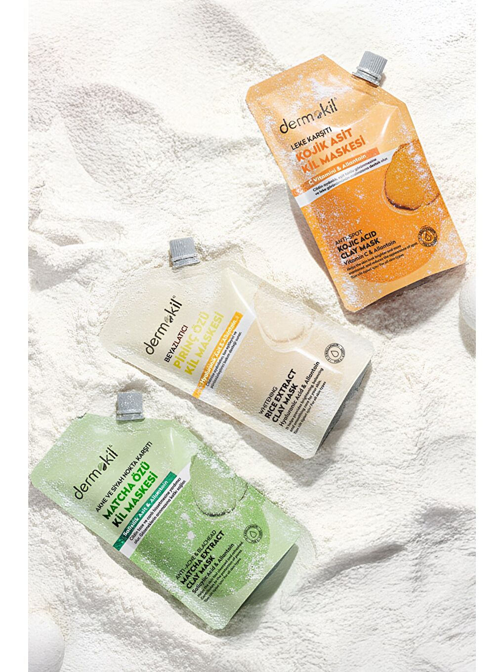 Beyazlatıcı Etkili Pirinç Özü Kil Maske 30 ml-5