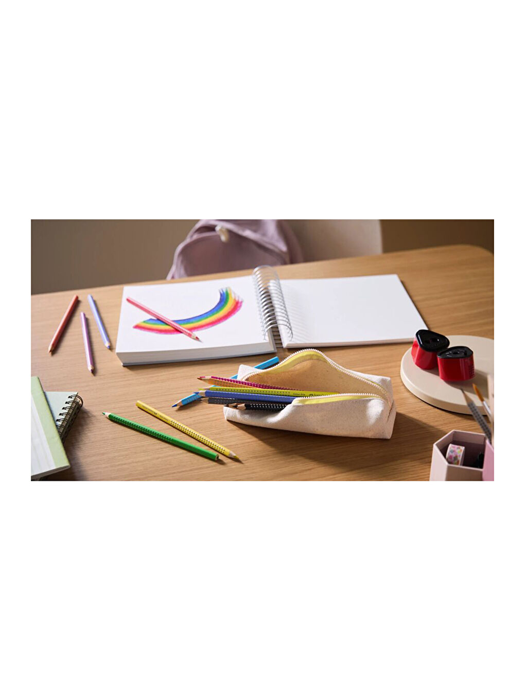 Grip Boya Kalemi Tin 48'li, Ergonomik Gövde,Metal Kutulu-7