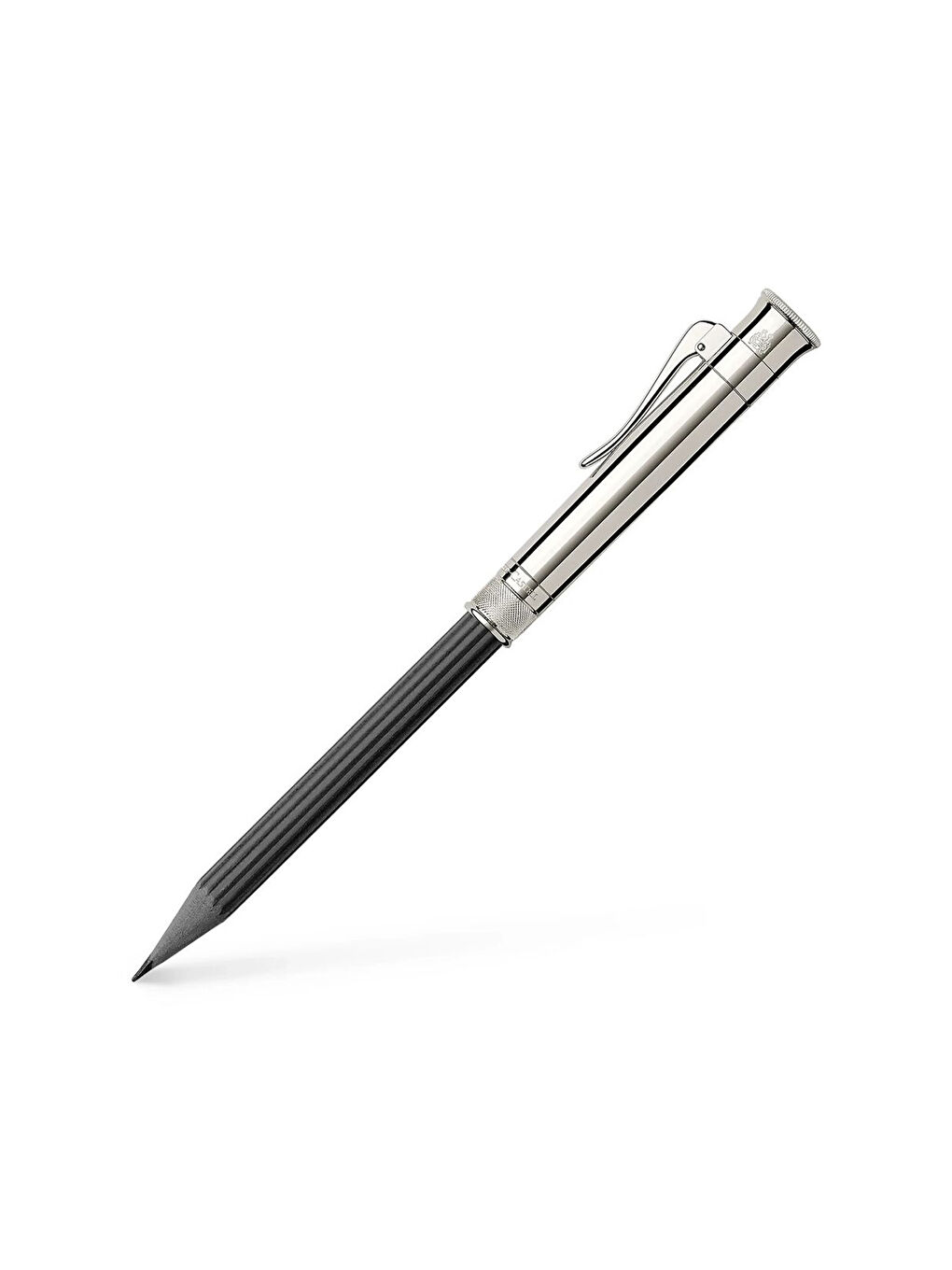 İdeal Kalem, Platin Kaplı, Siyah, Monteli Kalemtıraş ve Silgi, Zarif Görünüm,Hediye Kutulu-2