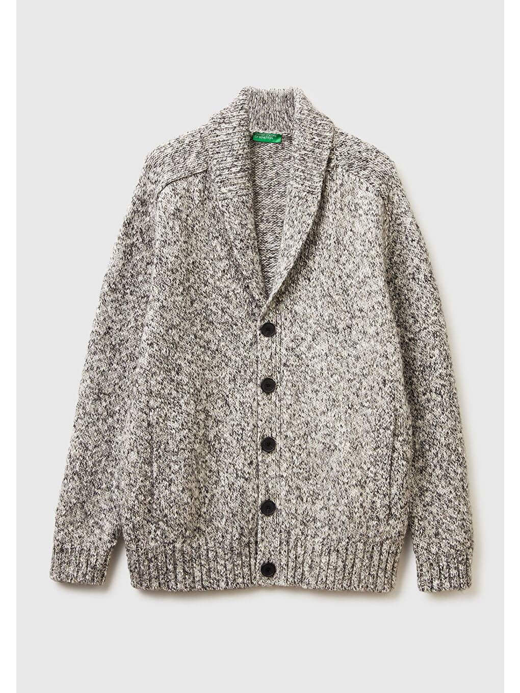 Karışık Erkek Çok Renkli Pamuk ve Yün Karışımlı Ribana Detaylı Düğmeli Kruvaze Hırka-1