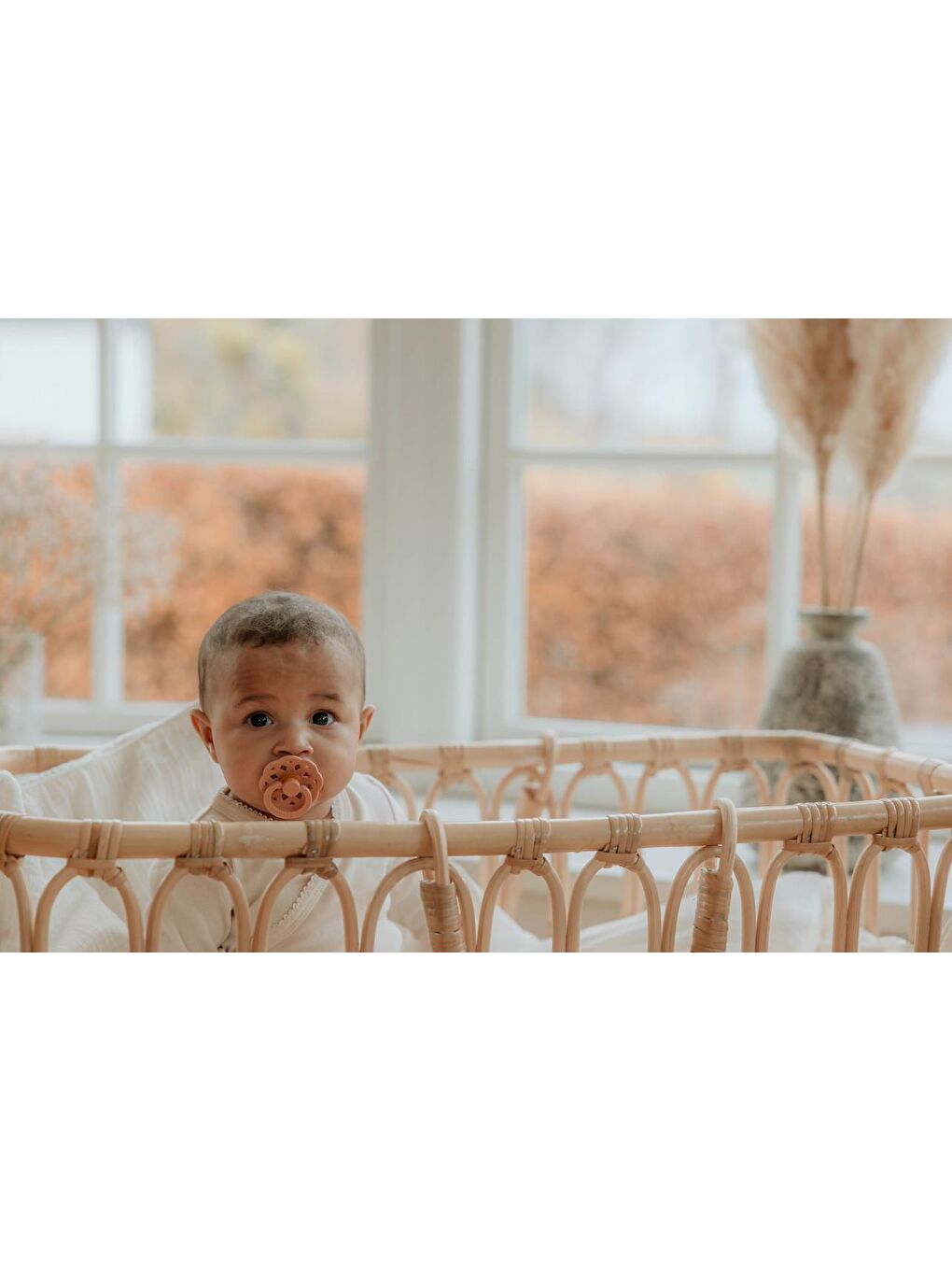 BIBS Boheme Kauçuk Emzik - Peach-0-6 Ay-3