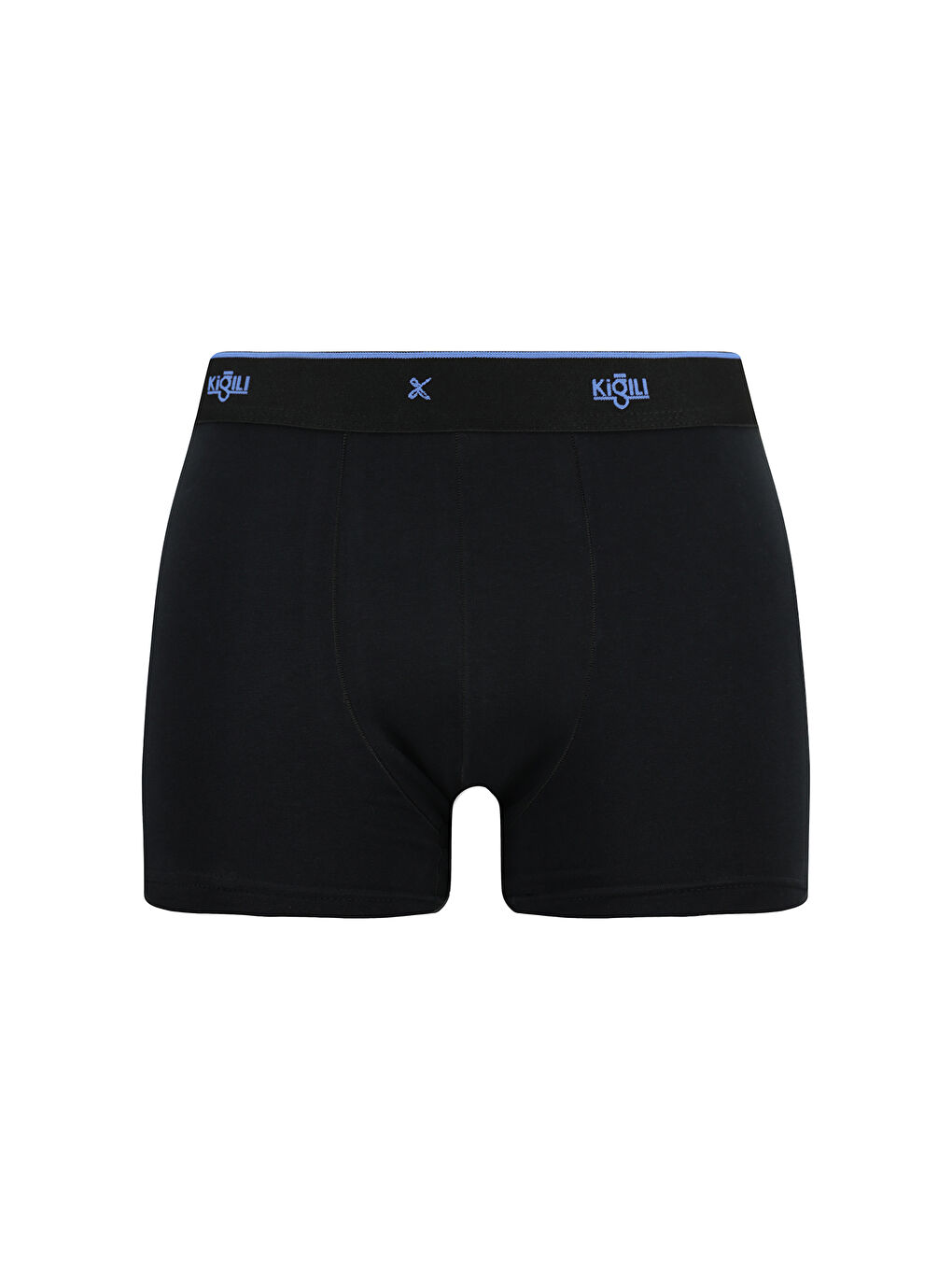 Siyah 2'li Pamuklu Elastanlı Rahat Esnek Boxer Seti