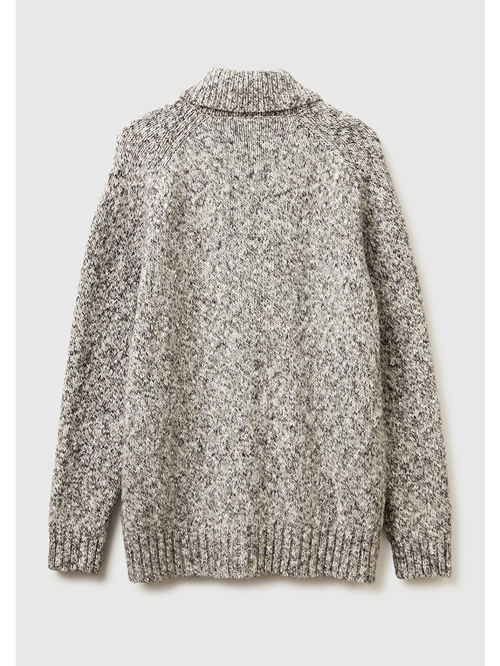 Karışık Erkek Çok Renkli Pamuk ve Yün Karışımlı Ribana Detaylı Düğmeli Kruvaze Hırka-3