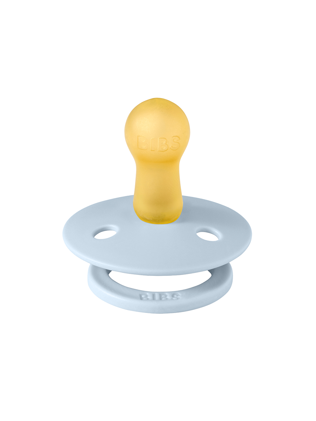 BIBS Colour Kauçuk Emzik - Baby Blue-0-6 Ay-2
