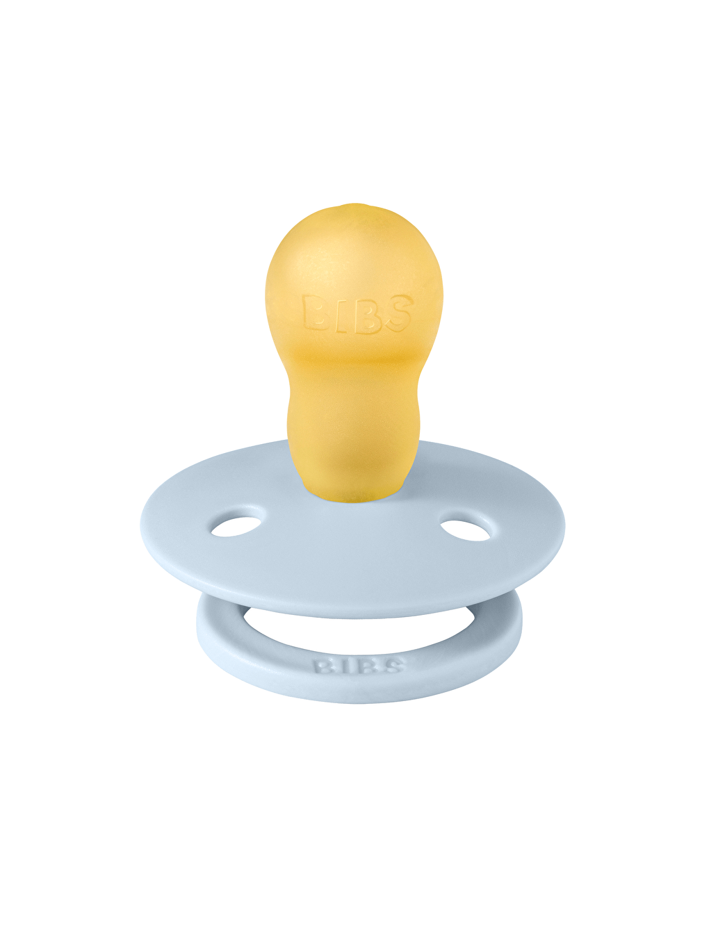 BIBS Colour Kauçuk Emzik - Baby Blue-0-6 Ay-3