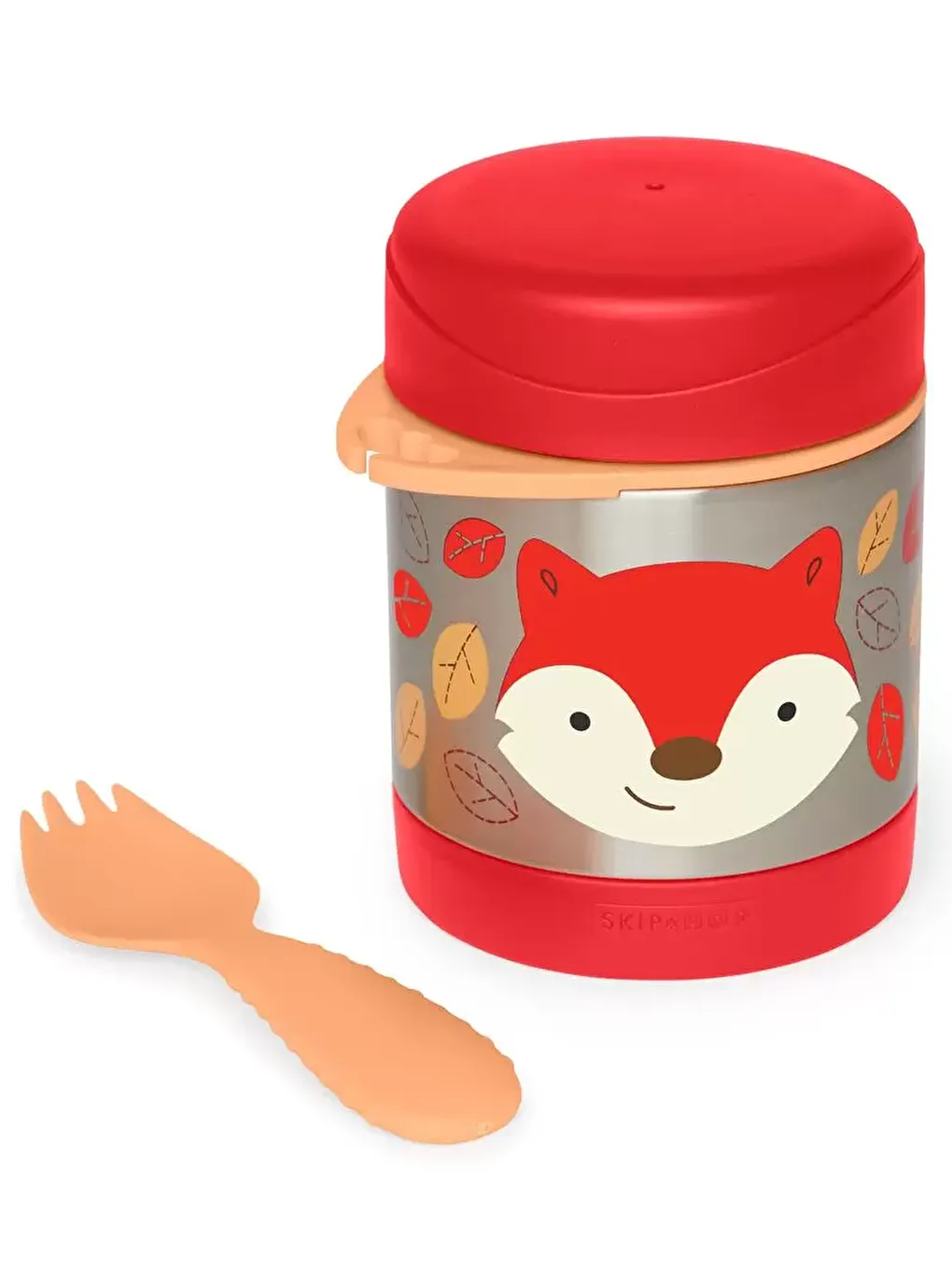 Paslanmaz Çelik Mama Saklama Termosu Seti - Tilki-3