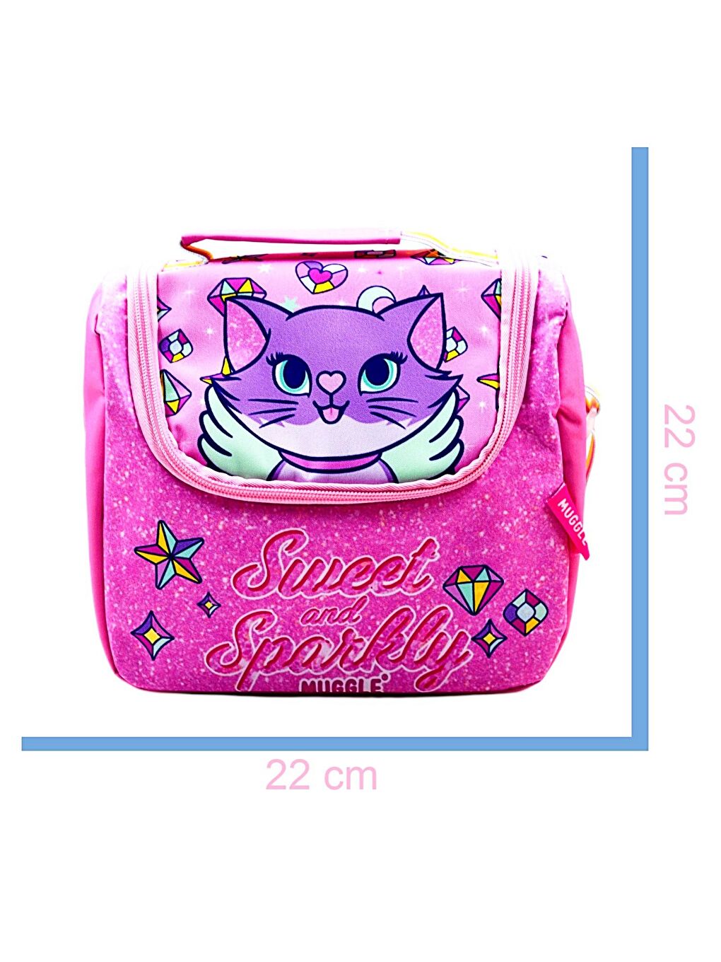 Sweet and Sparkly Tek Bölmeli Beslenme Çantası (MU-5797)-1