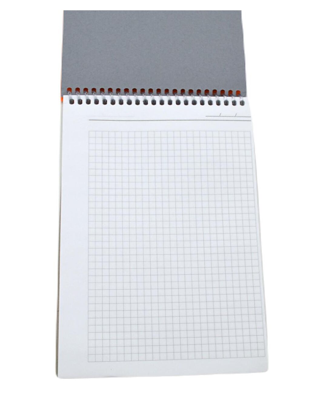 Ecomat A5 40 Yaprak Plastik Kapak Üstten Spiralli Bloknot Kareli (510K)-1