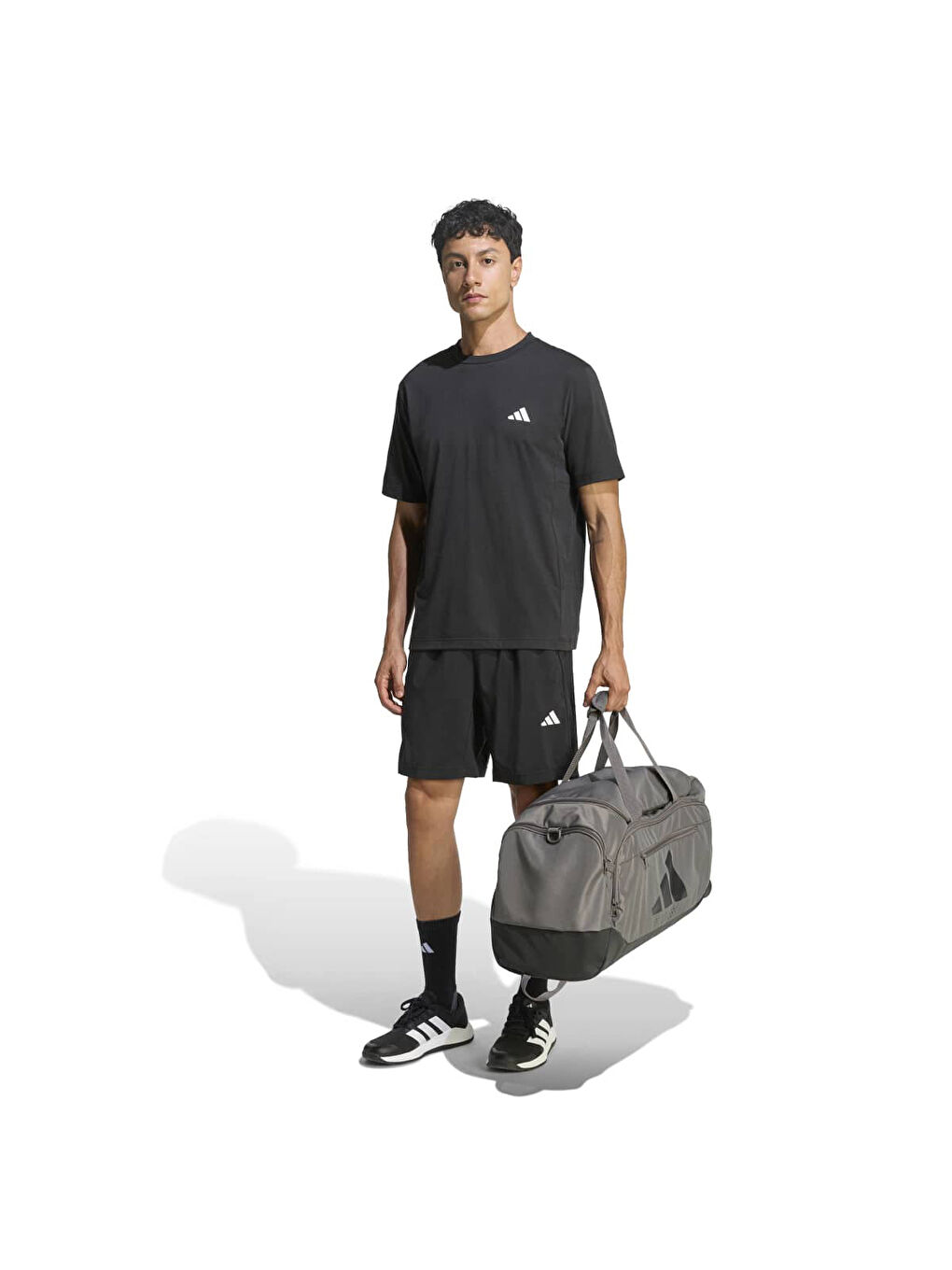 Workout Essentials Base Woven Erkek Siyah Şort-4