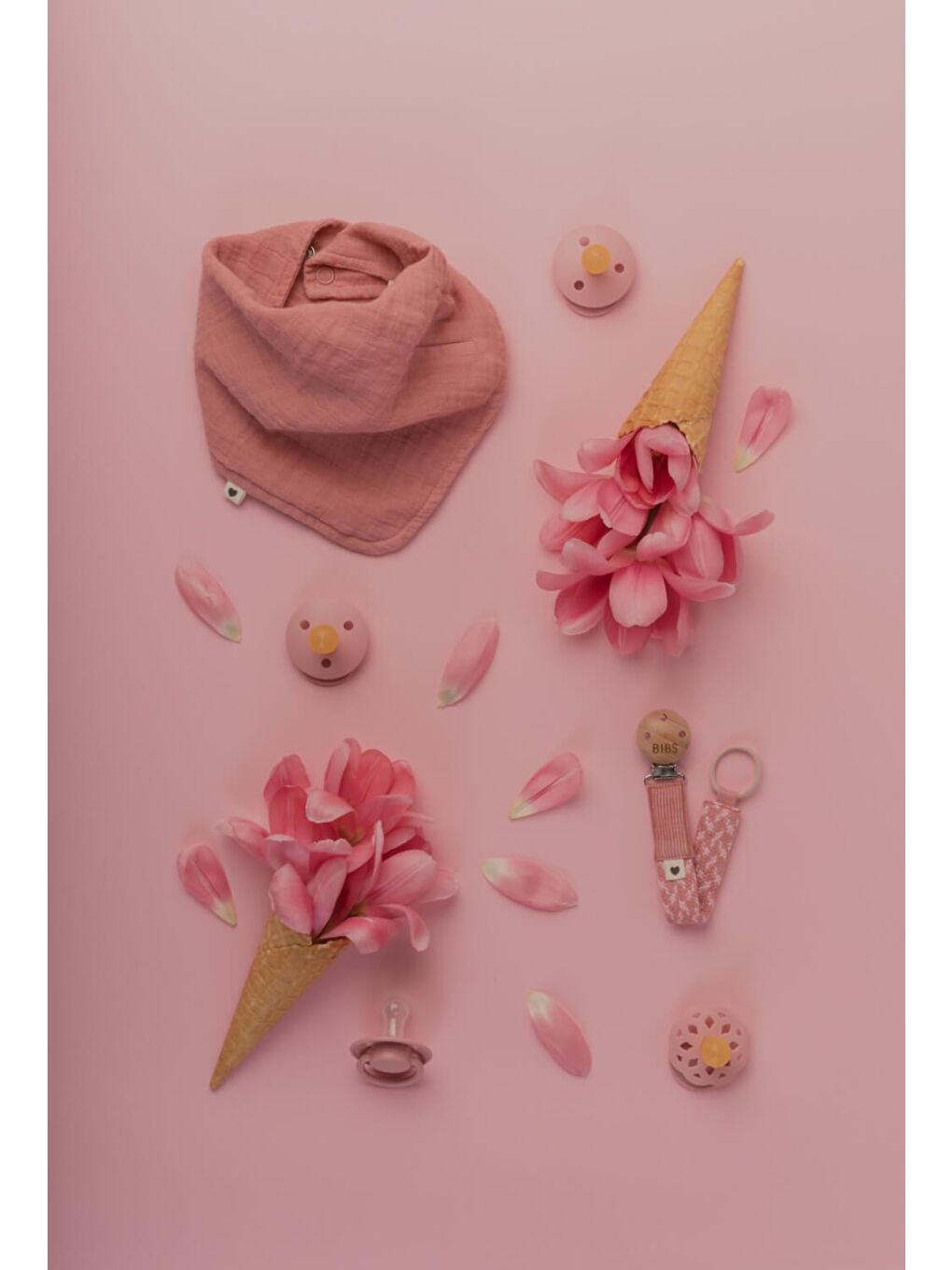 Colour Kauçuk Emzik - Dusty Pink-0-6 Ay-3