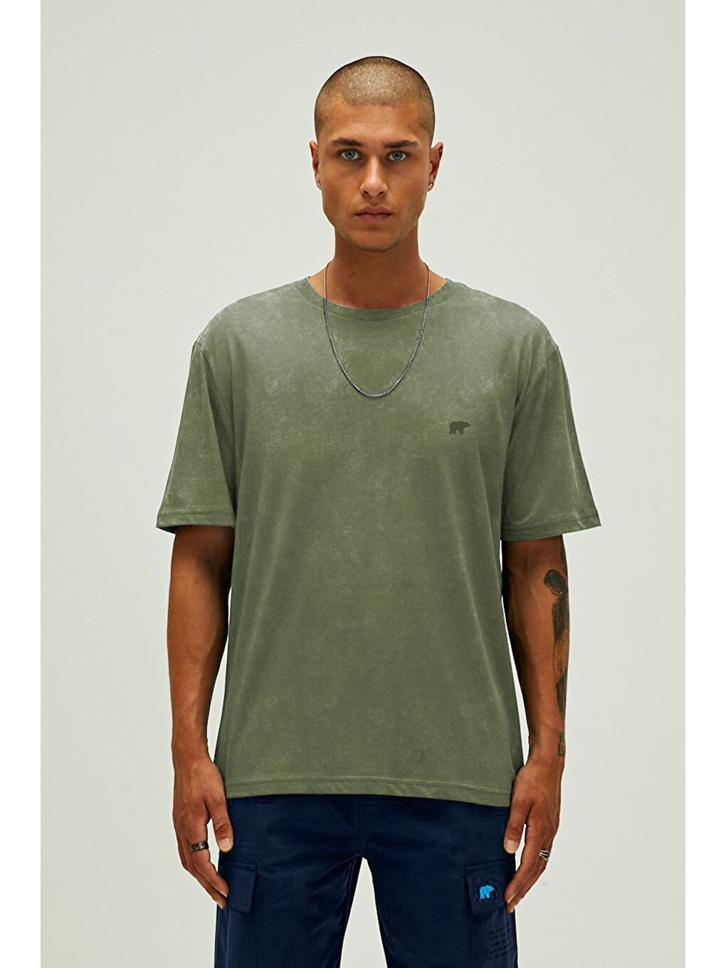 Garment Soluk Yeşil Basic Erkek Tişört