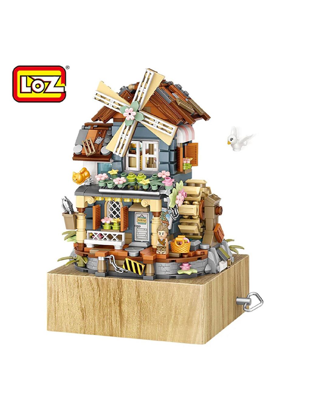 Loz Müzik Kutusu Ev Block Lego Yapı Oyuncağı 799 Parça (LZ1239)-3