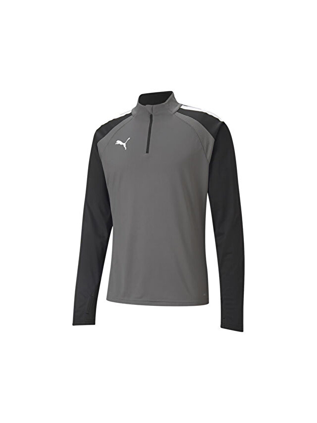 Teamliga 1 4 Zip Top Erkek Futbol Antrenman Uzun Kollu Tişört 65723613 Gri