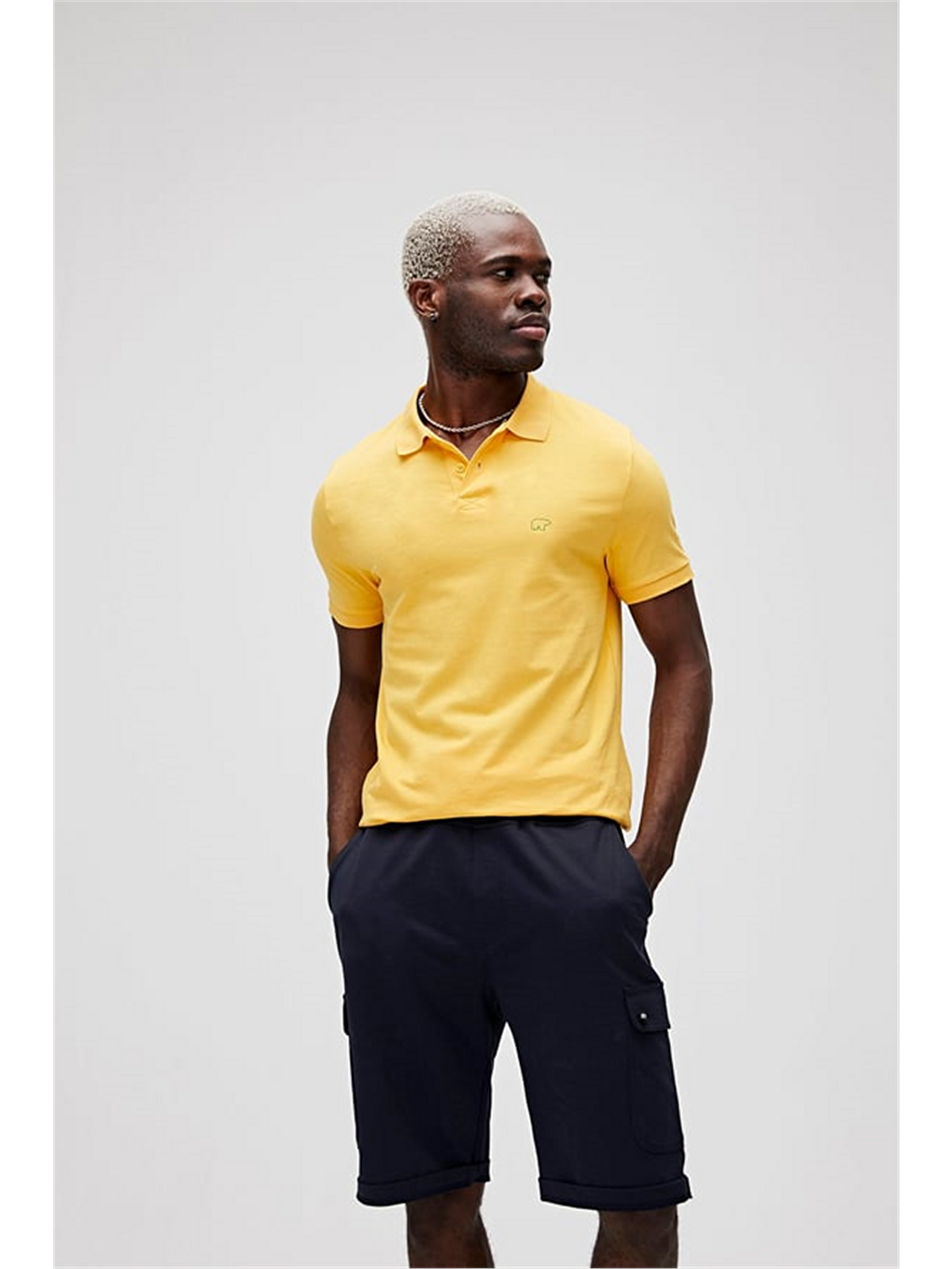 Rixon Sarı Polo Yaka Erkek Tişört-1