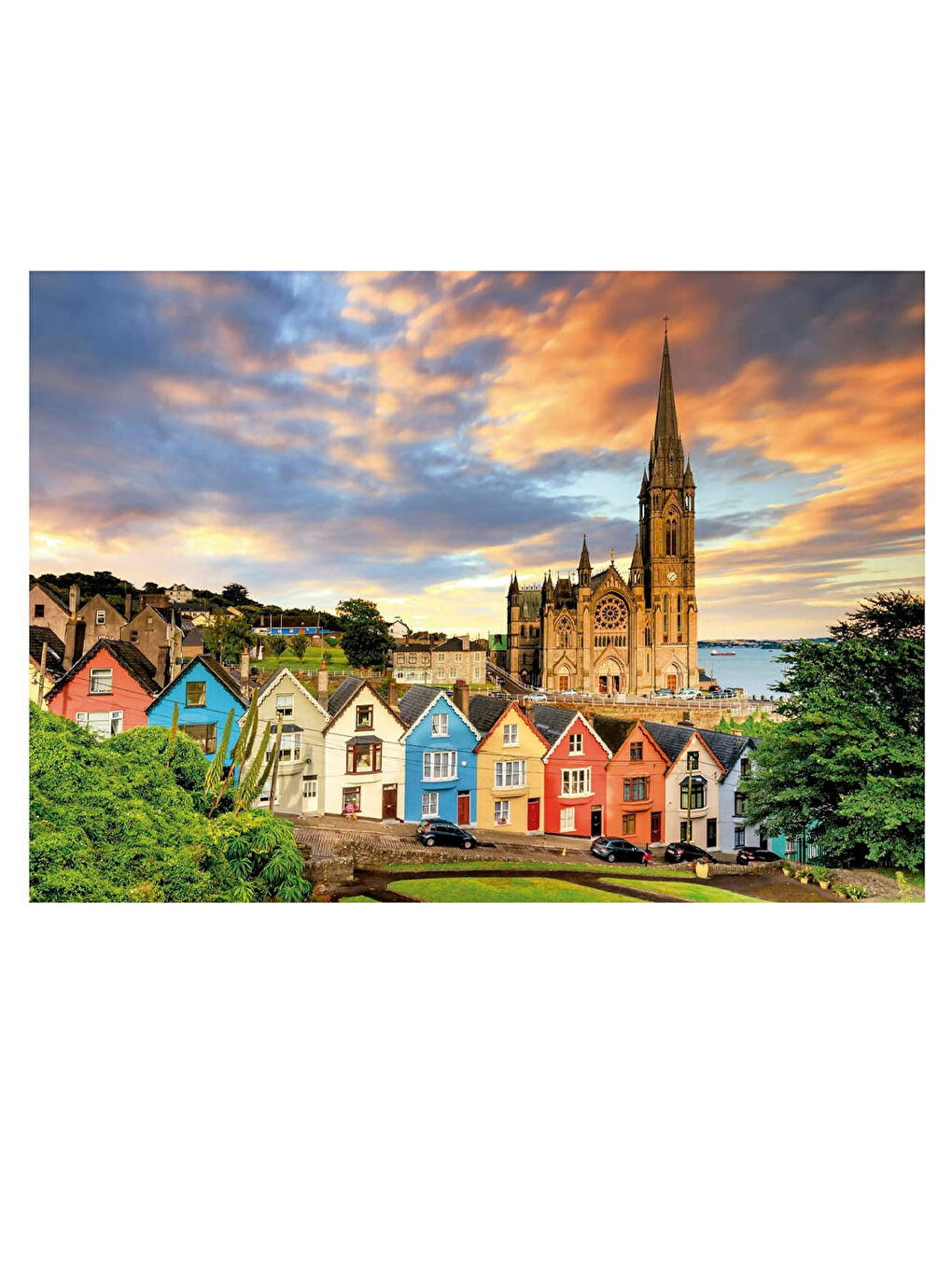 Puzzle 1000 Parça Cobh Katedrali, İrlanda 19927-1