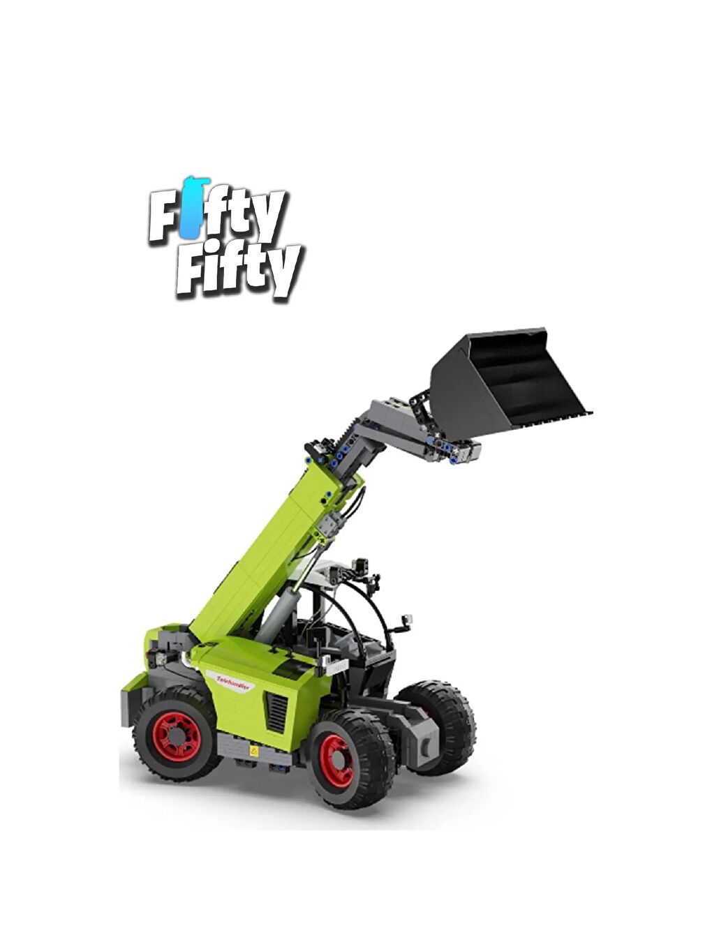 Cada Teleskopik Yükleyici Kepçe Block Lego Yapı Oyuncağı 1469 Parça (C61051W)-4