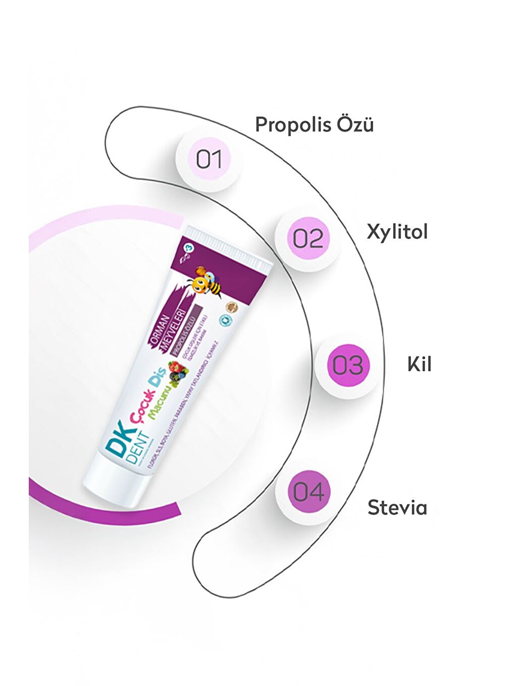 Orman Meyveli Florürsüz Çocuk Diş Macunu 50 ml x 2 Adet-1