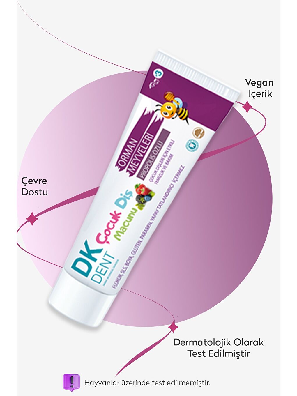 Orman Meyveli Florürsüz Çocuk Diş Macunu 50 ml x 2 Adet-2