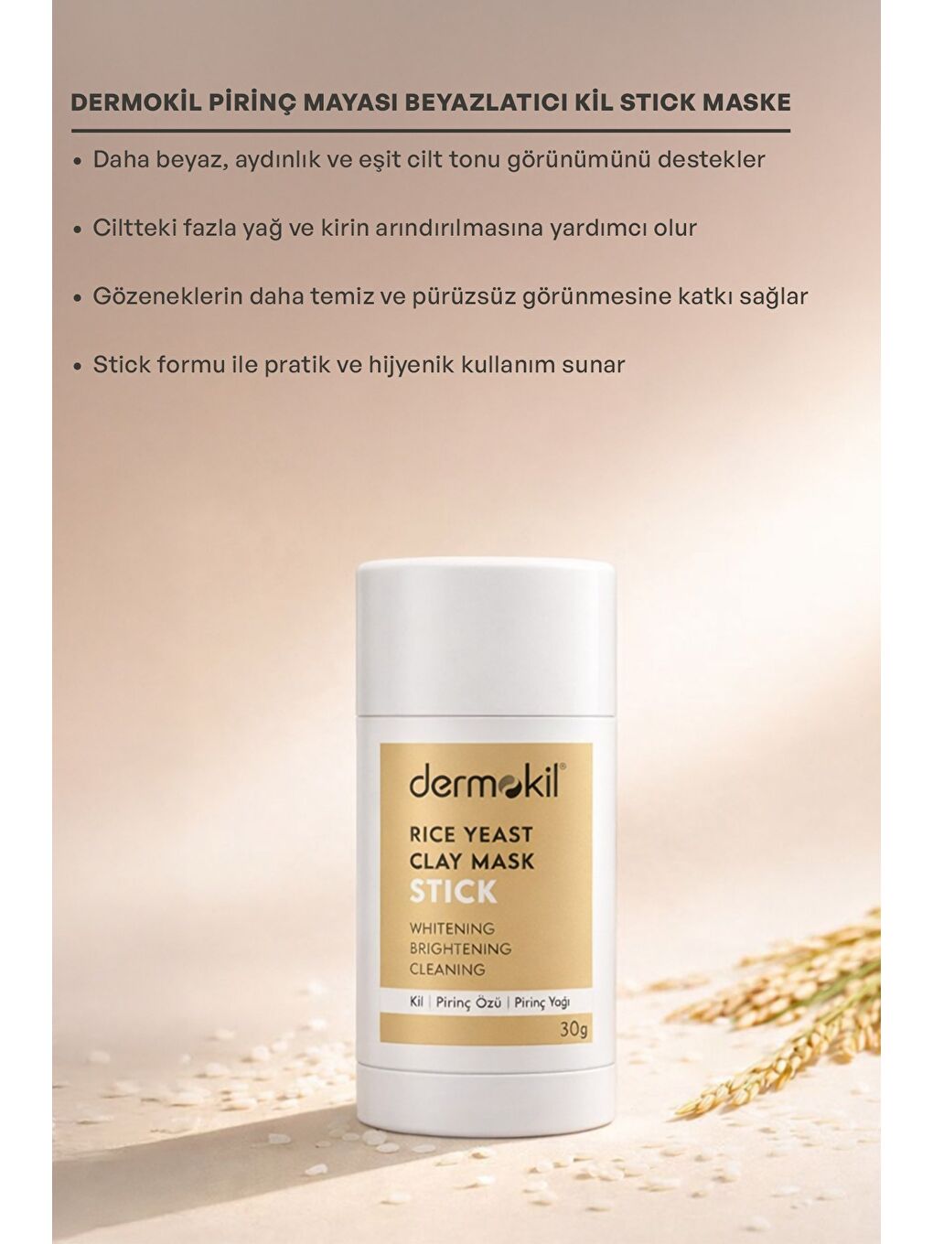 Pirinç Mayası Beyazlatıcı Aydınlatıcı Cilt Bakım Seti-3