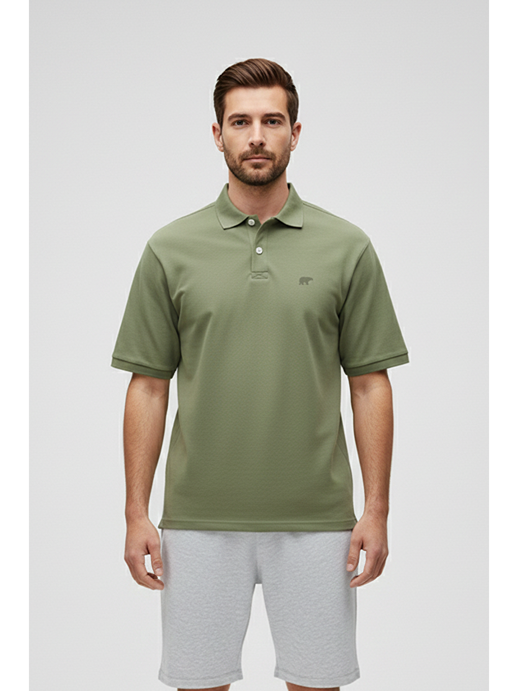 City Walker Soluk Yeşil Polo Yaka Erkek Tişört