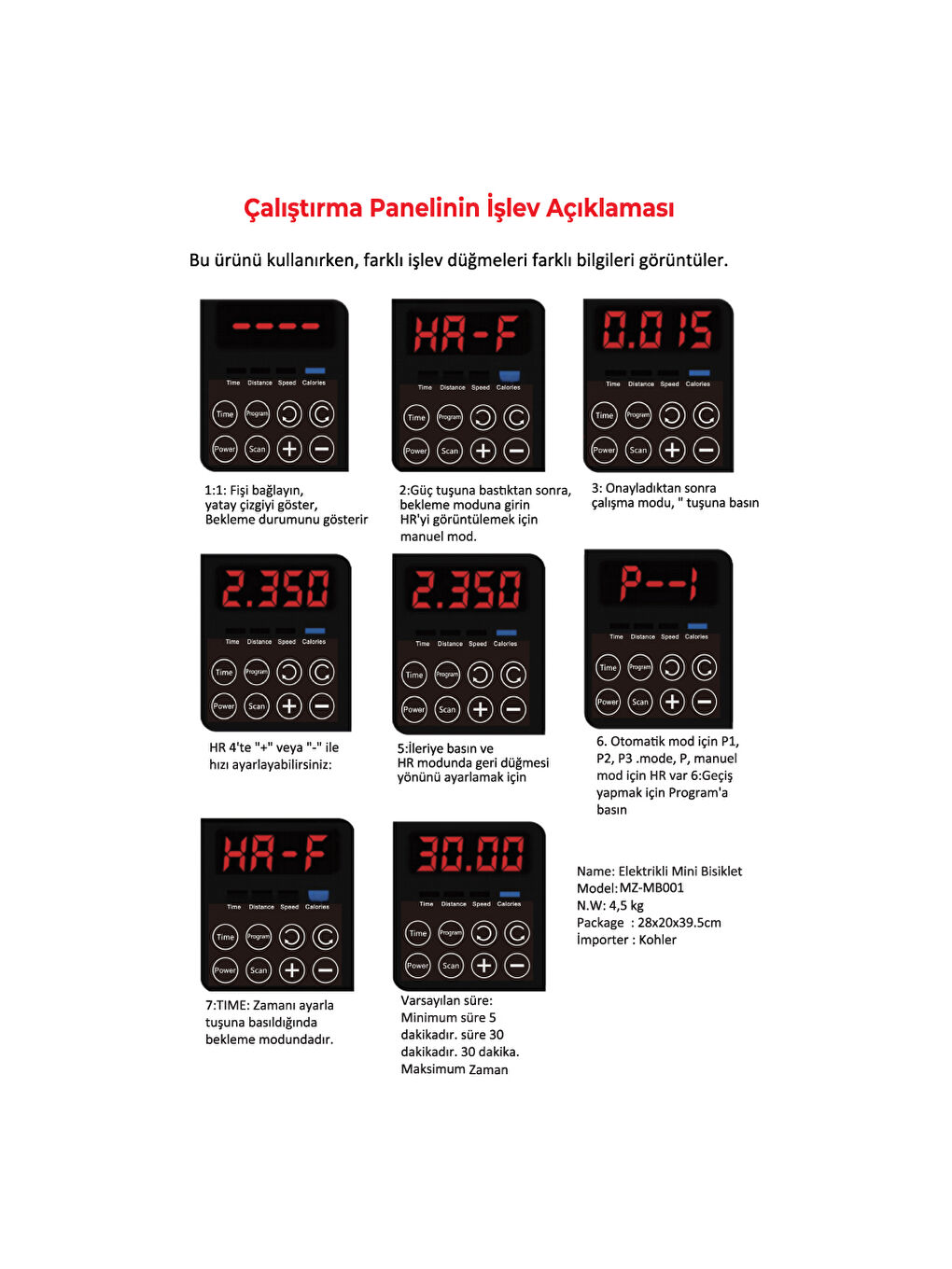 Karışık Mini Elektrikli El Ve Ayak Egzersiz Bisikleti Dijital Göstergeli Eliptik Kondisyon Bisikleti-1