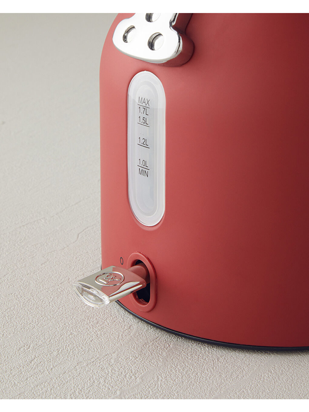 Retro Su Isıtıcı 1,7L Kırmızı-3