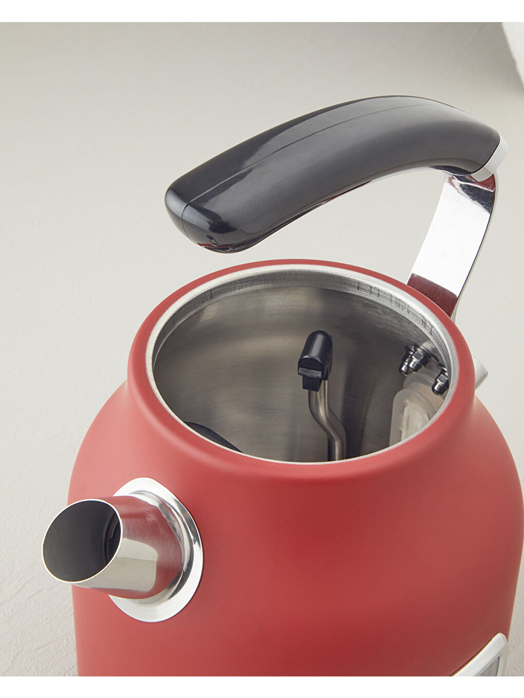 Retro Su Isıtıcı 1,7L Kırmızı-4