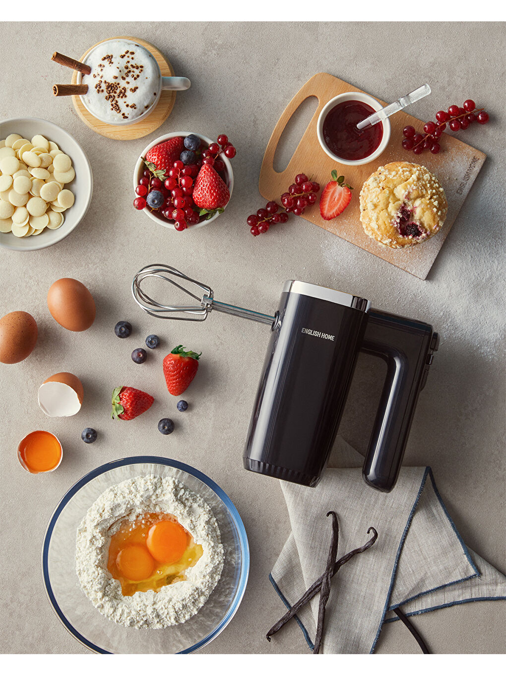 ELM 3010 El Mikseri 500W Siyah-Krom