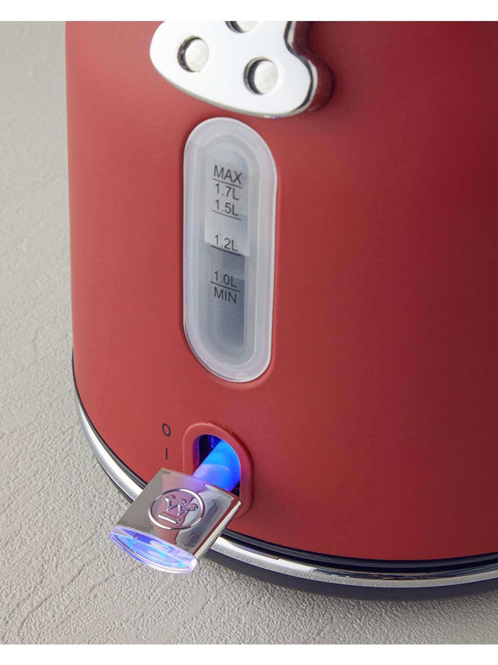 Retro Su Isıtıcı 1,7L Kırmızı-5