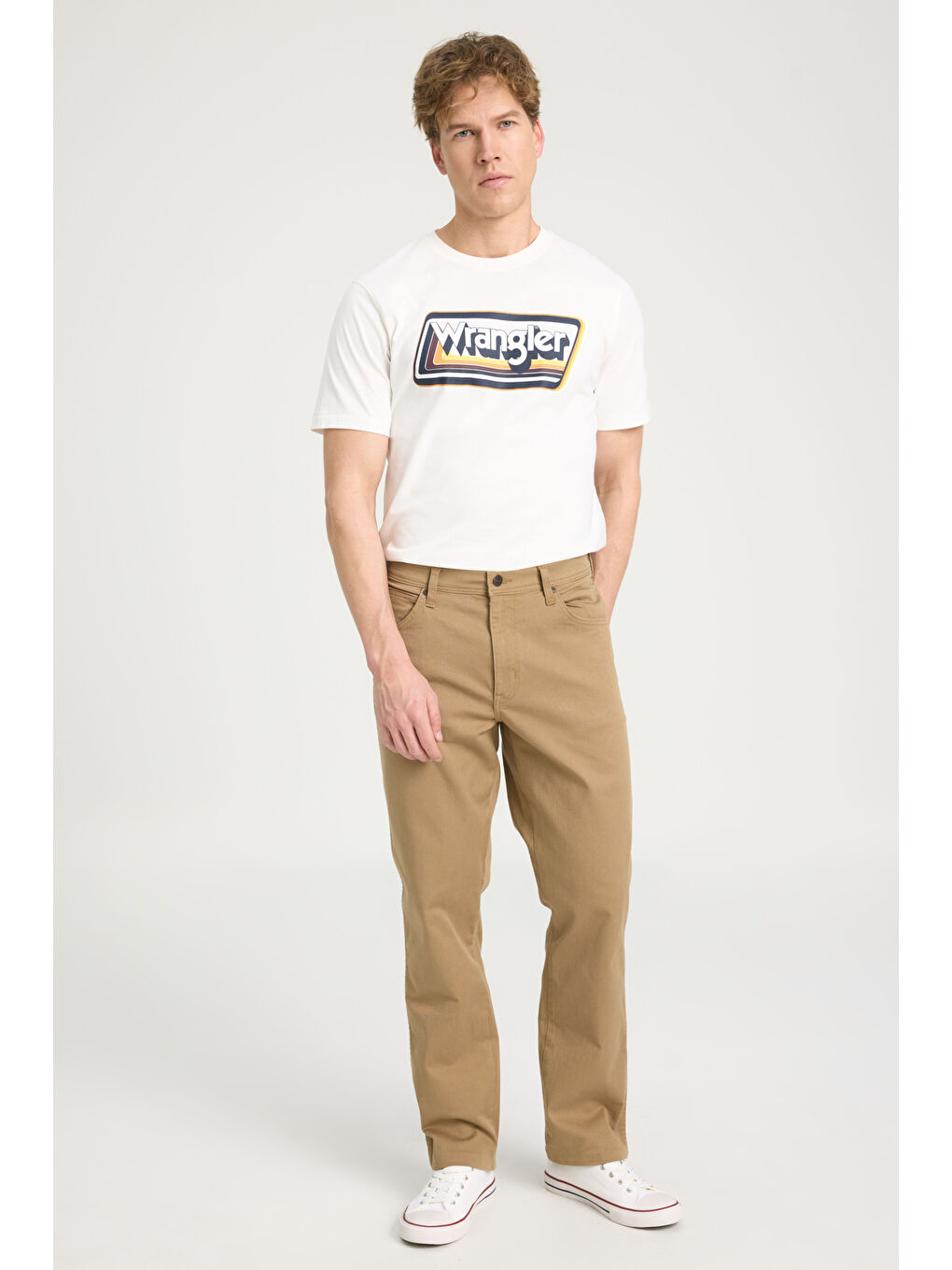 Kahverengi Regular Fit Normal Kesim Normal Bel Camel Esnek Pantolon-4