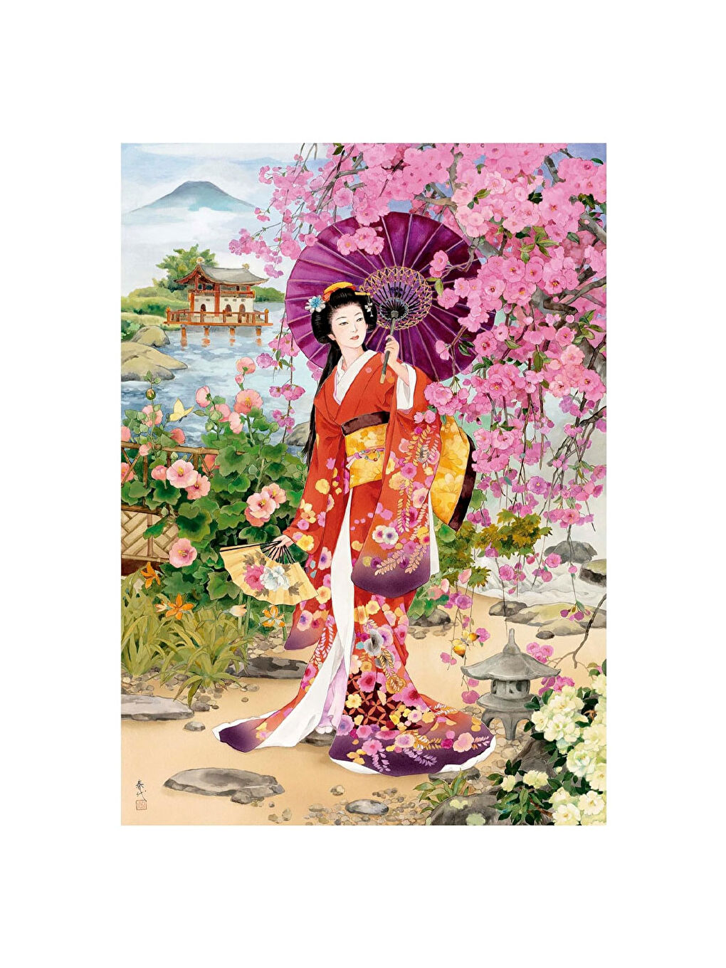 Puzzle 1000 Parça Teien, Haruyo Morita 19917-1