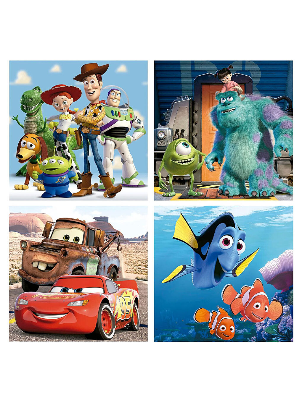 Çocuk Puzzle Disney Pixar Kademeli Yapboz 19681-1