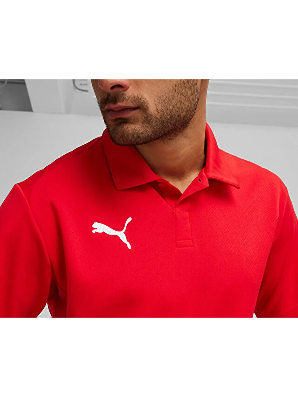 Teamgoal Polo Erkek Futbol Antrenman Polo Tişörtü 65877101 Kırmızı-4