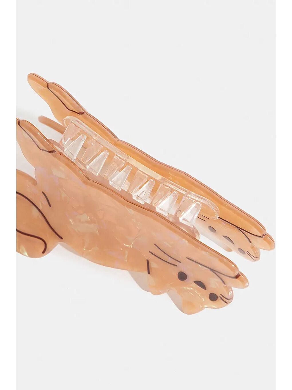 Pembe Asetat Sedefli Kedi Mandal Toka-1