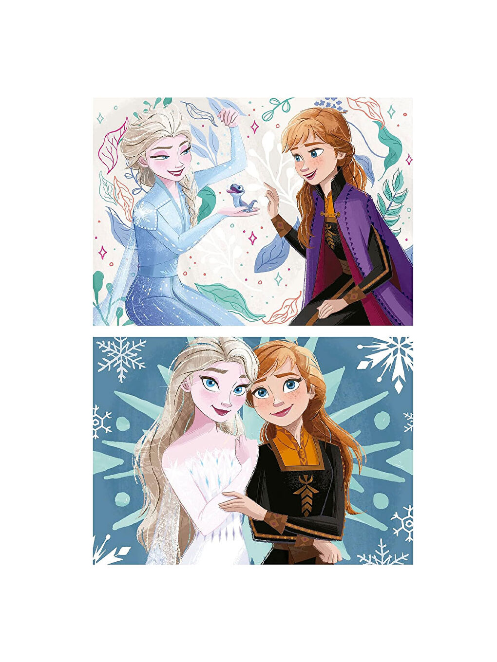 Çocuk Puzzle 2x20 Parça Frozen 19736-1