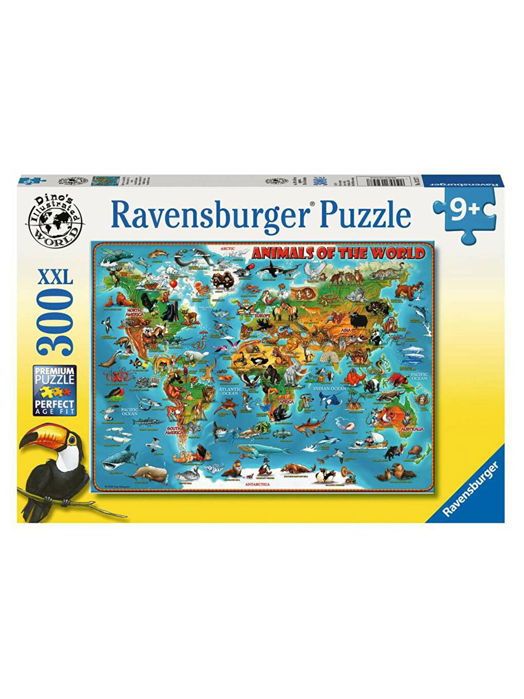 300 Parça Çocuk Puzzle Hayvanlı Dünya 132577