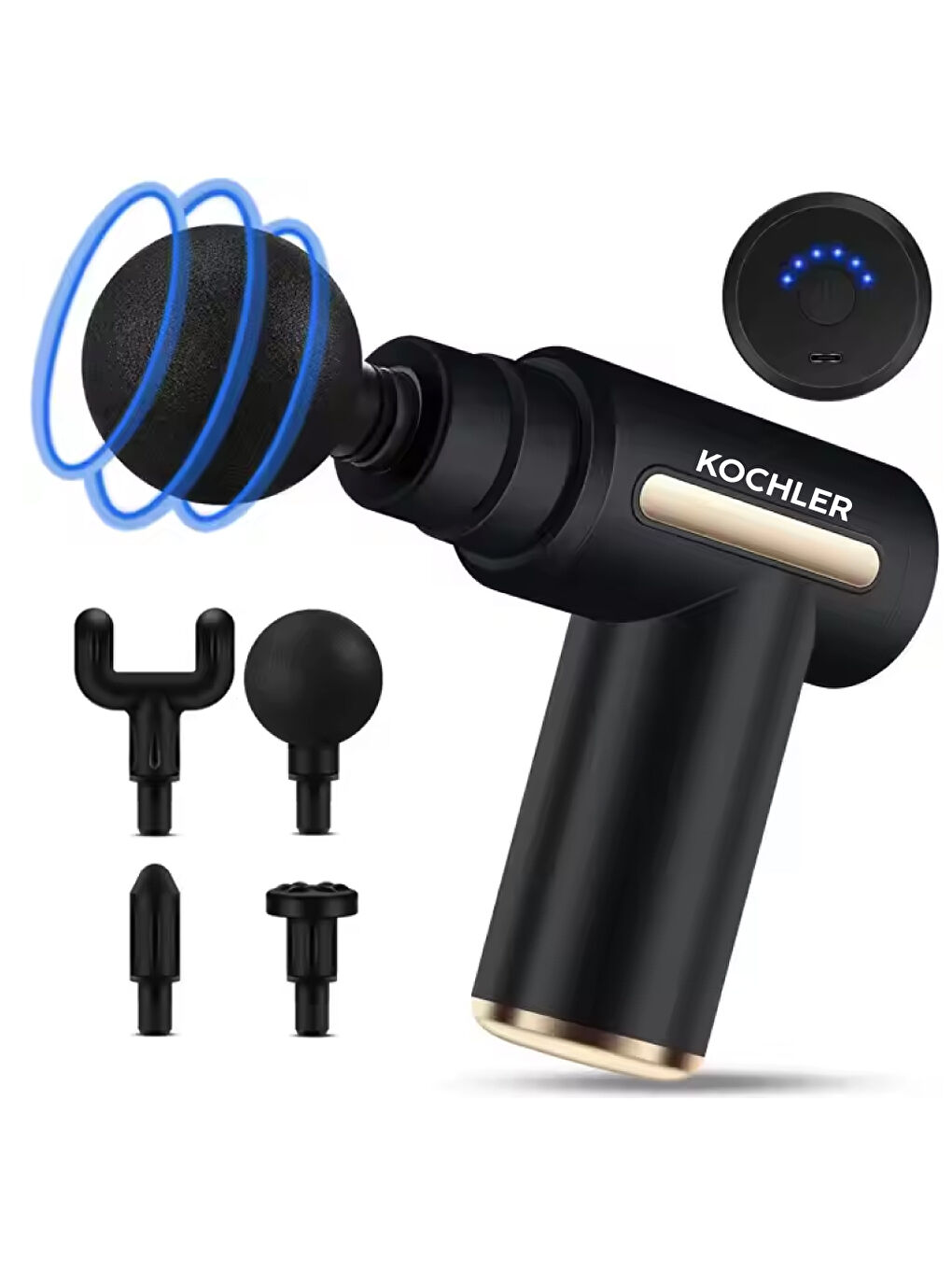 Darbeli Titreşimli Şarjlı Sporcu Masaj Tabancası Masaj Aleti Kas Rahatlatıcı Egzersiz Alet-2